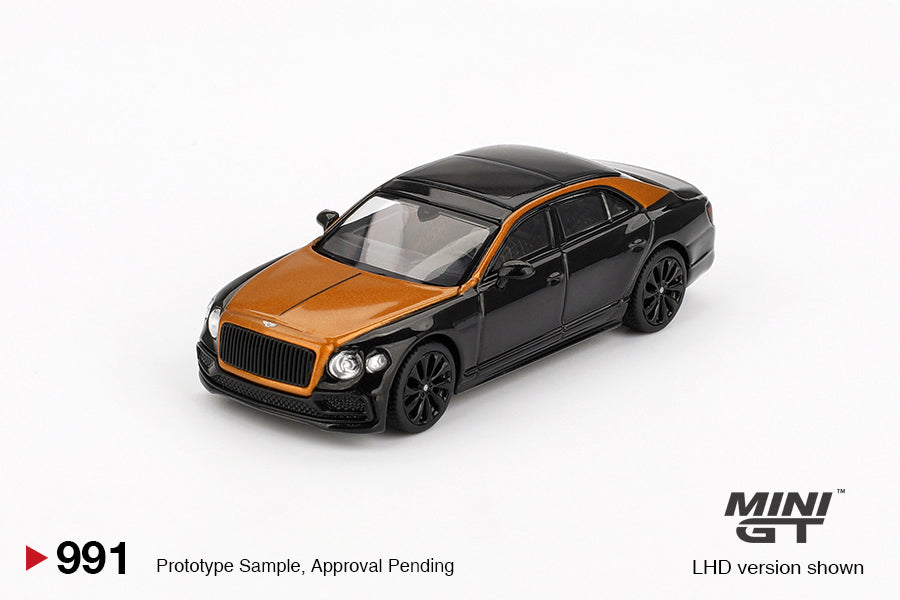 **PRE ORDER** Mini GT Bentley Flying Spur Orange Flame / Onyx