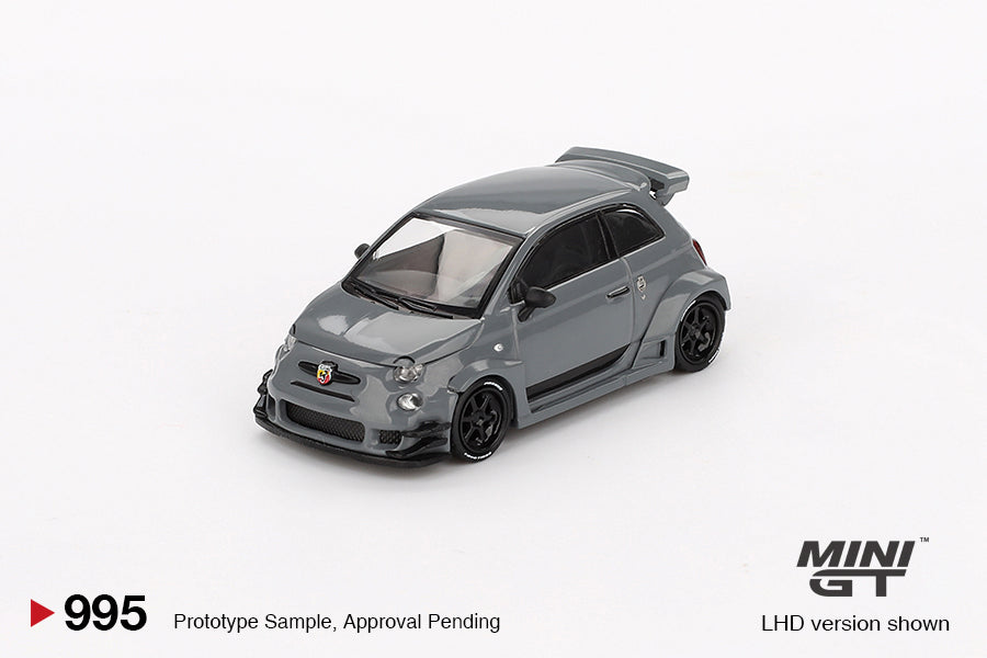 **PRE ORDER** Mini GT Abarth 595 LB-WORKS x Abas Works Grey