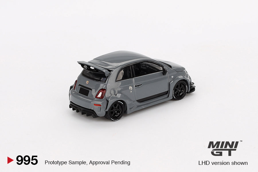 **PRE ORDER** Mini GT Abarth 595 LB-WORKS x Abas Works Grey