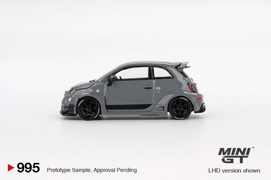 **PRE ORDER** Mini GT Abarth 595 LB-WORKS x Abas Works Grey