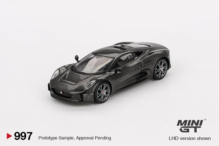 **PRE ORDER** Mini GT Jaguar C-X75 Test Car - Carbon Fiber