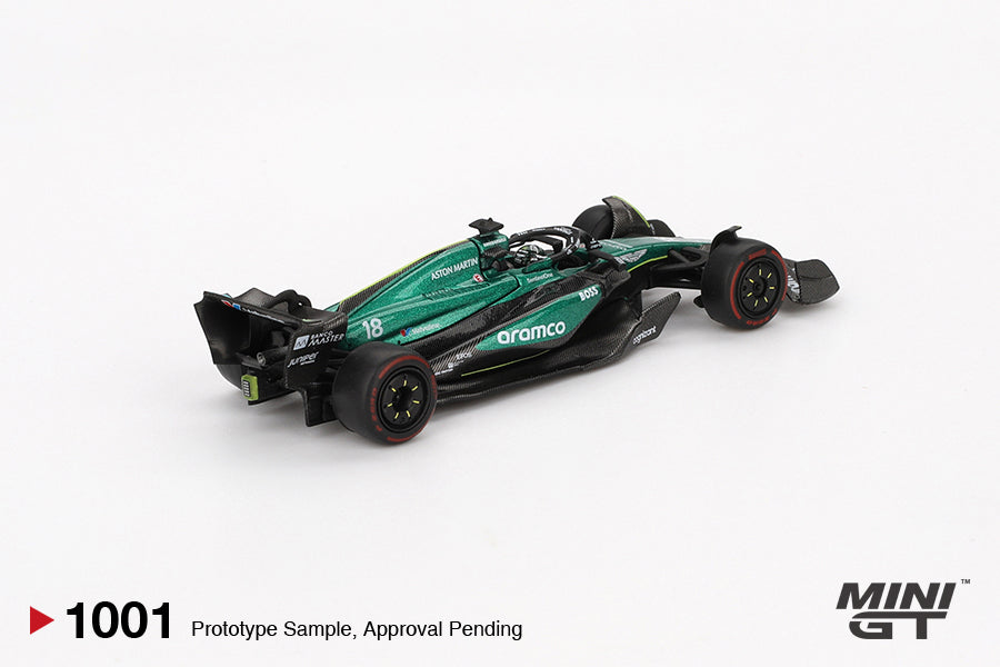 **PRE ORDER** Mini GT Aston Martin AMR24 - #18 Lance Stroll - 2024 F1 2024 Bahrain GP
