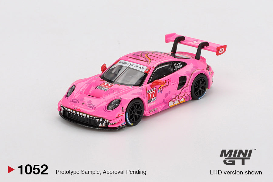 **PRE ORDER** Mini GT Porsche 911 GT3 R #77 AO Racing 2024 IMSA Road America Roxy - MGT01052-L