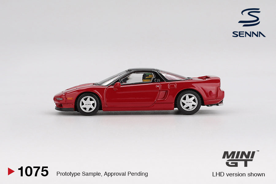 **PRE ORDER** Mini GT Honda NS-X Prototype Midship Sports 1989 Ayrton Senna w/ Figure - Ayrton Senna Collection Blister - MGT01075-BL
