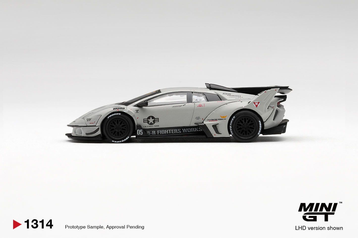 **PRE ORDER** Mini GT Lamborghini LB-Silhouette Works Murcielago GT EVO Fighter - MGT01314