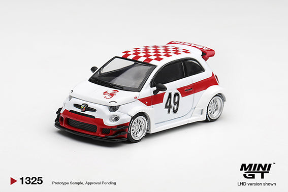 **PRE ORDER** Mini GT Abarth 595 LB-WORKS x Abas Works 1000 TC Tribute - MGT01325