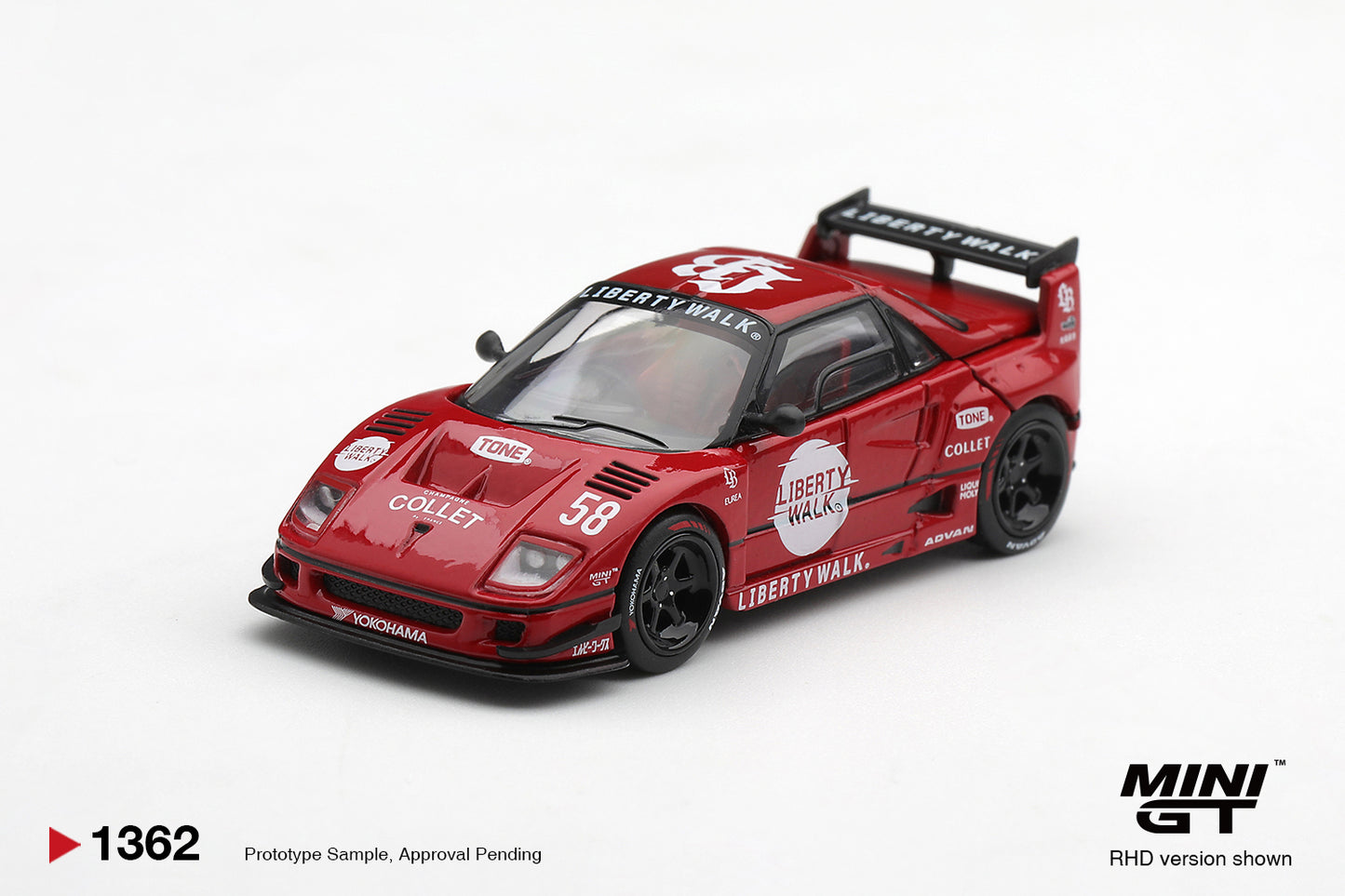 **PRE ORDER** Mini GT Mazda AZ-1 Liberty Walk LB40 LB-Hinomaru Red - MGT01362