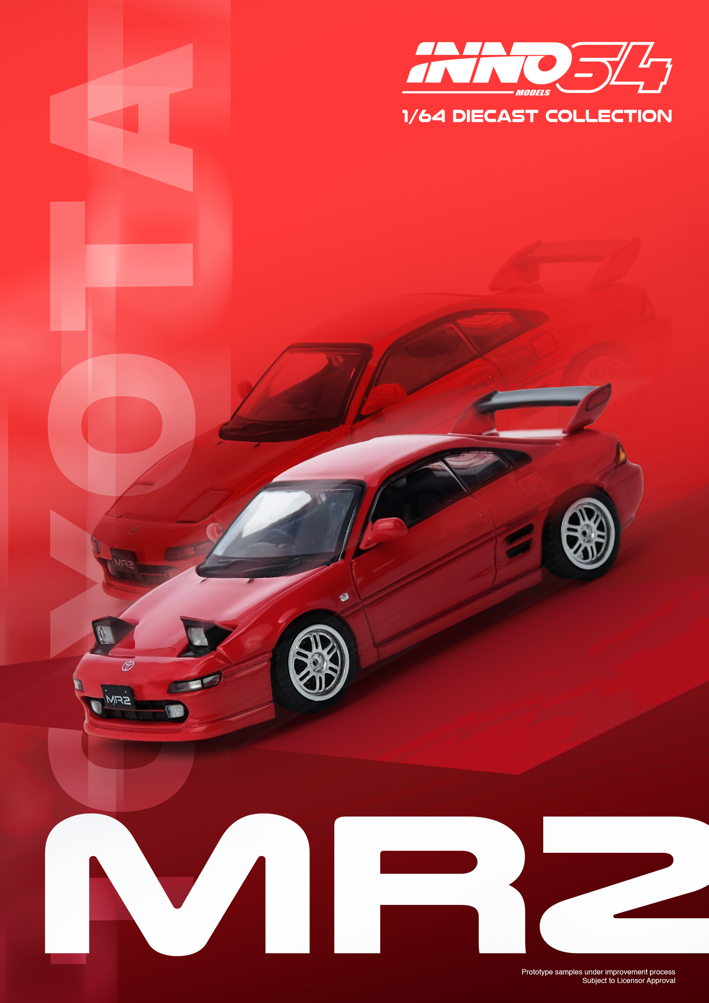 **PRE ORDER** INNO64 Toyota MR2 (SW20) Red