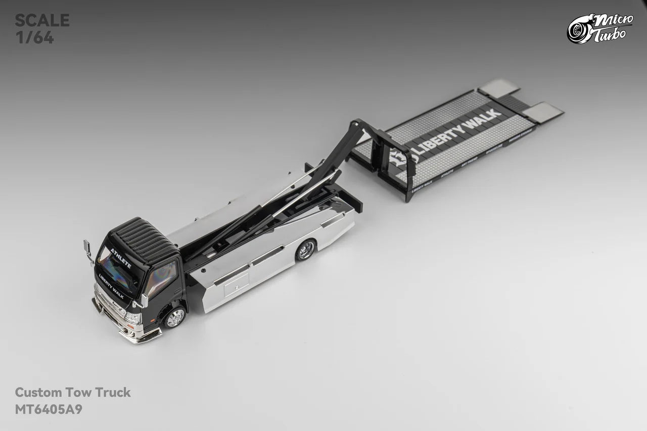 Micro Turbo Custom Tow Truck LBWK - Black / Chrome