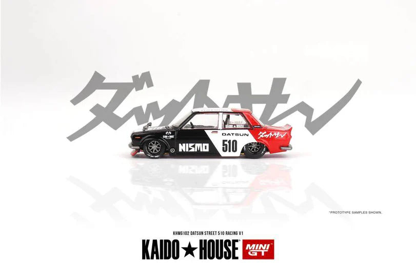 Kaido House x Mini GT Datsun Street 510 Racing V1 "Nismo" - KHMG102