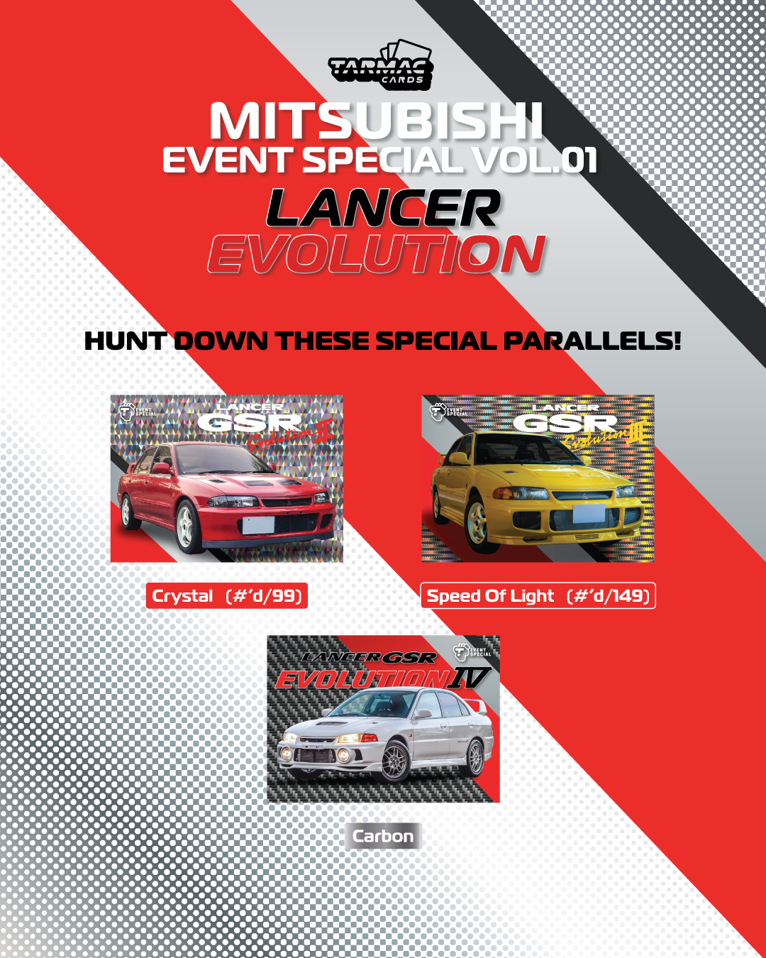Tarmac Works Mitsubishi Lancer Evolution Trading Cards