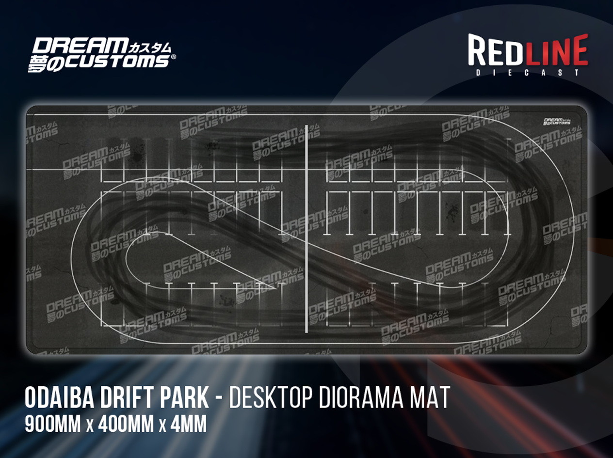Dream Customs XL Diorama Mat - Odaiba Drift Park