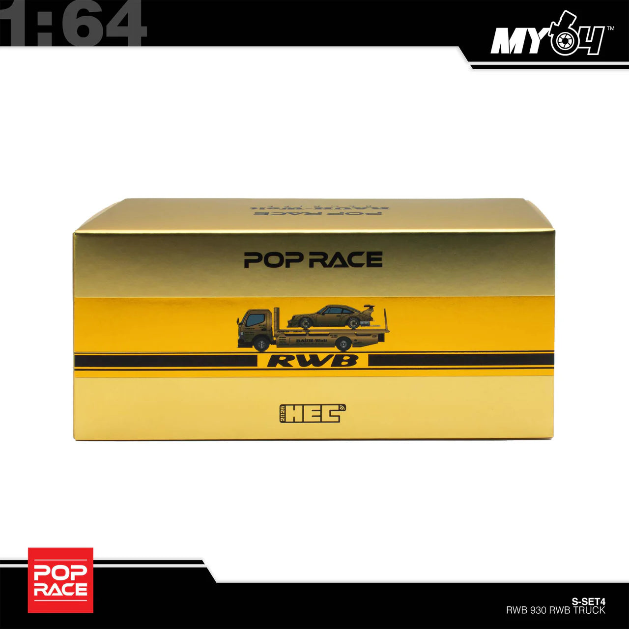 **PRE ORDER** Pop Race RWB 930 Gold Chrome Truck Set Exclusive HEC 2026