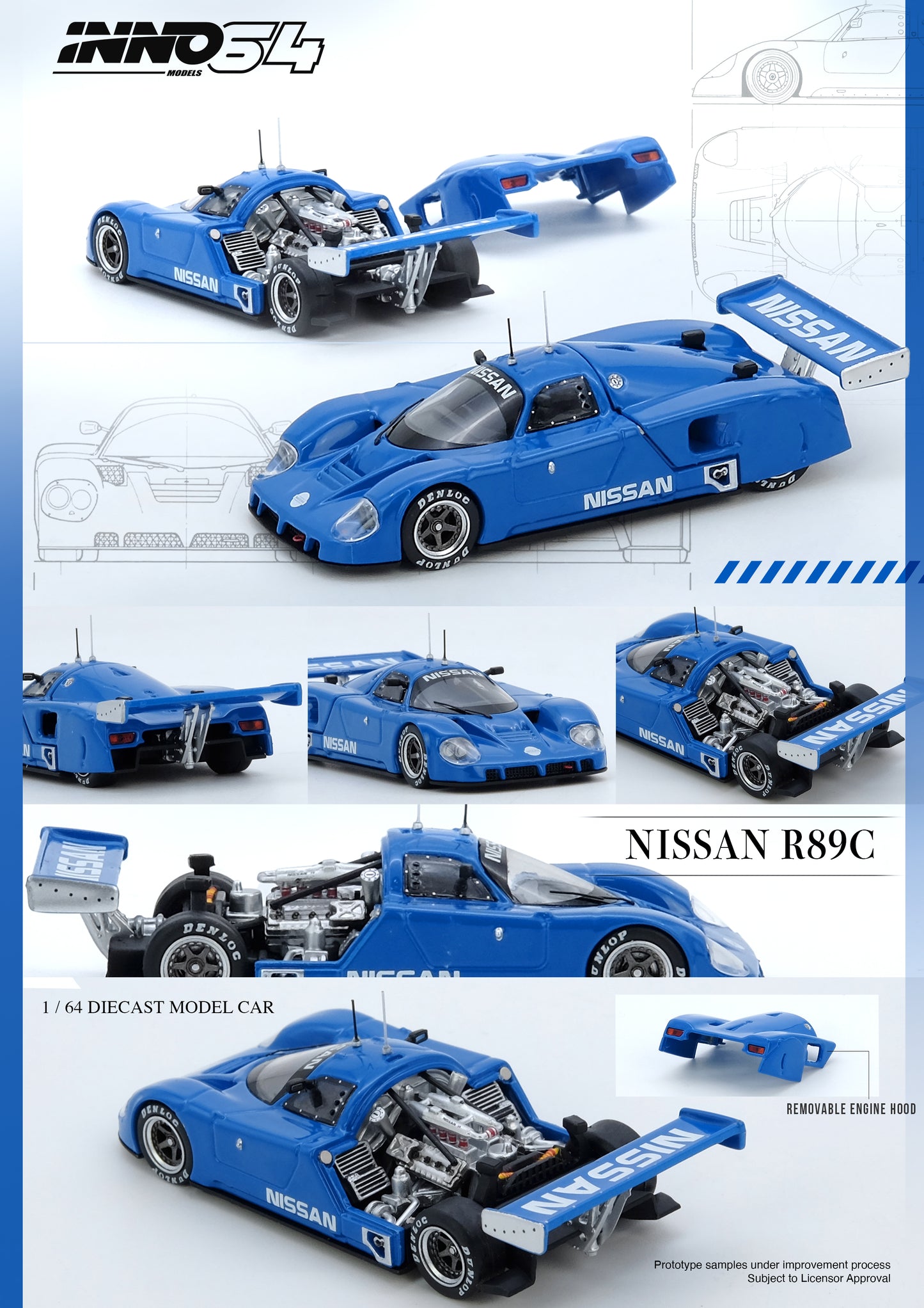 **PRE ORDER** INNO64 Nissan R89C