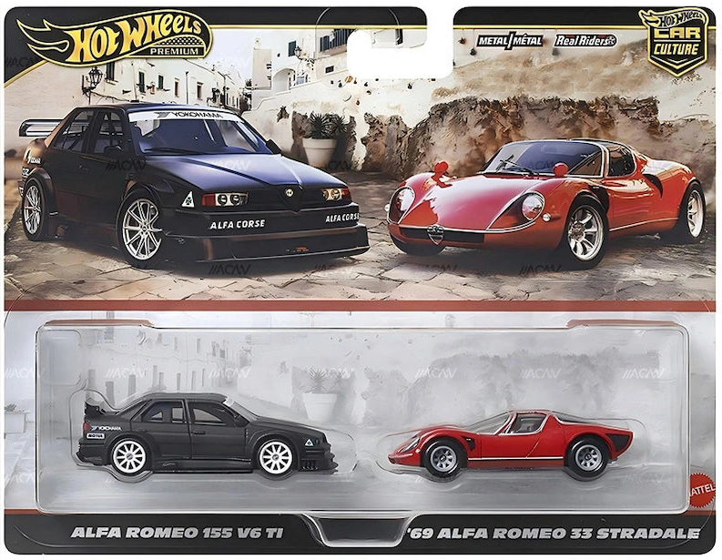 **PRE ORDER** Hot Wheels Premium Twin Pack Alfa Romeo