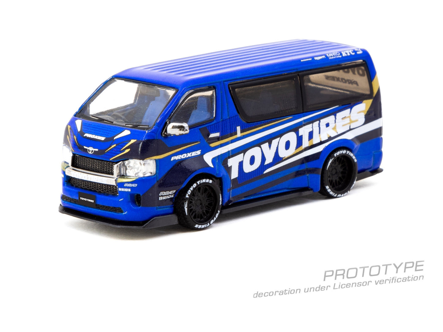 **PRE ORDER** Tarmac Works Toyota Hiace Widebody - Toyo Tyres