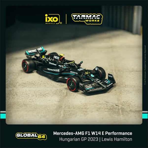 **PRE ORDER** Tarmac Works Mercedes-AMG F1 W14 Performance Hungarian Grand Prix 2023