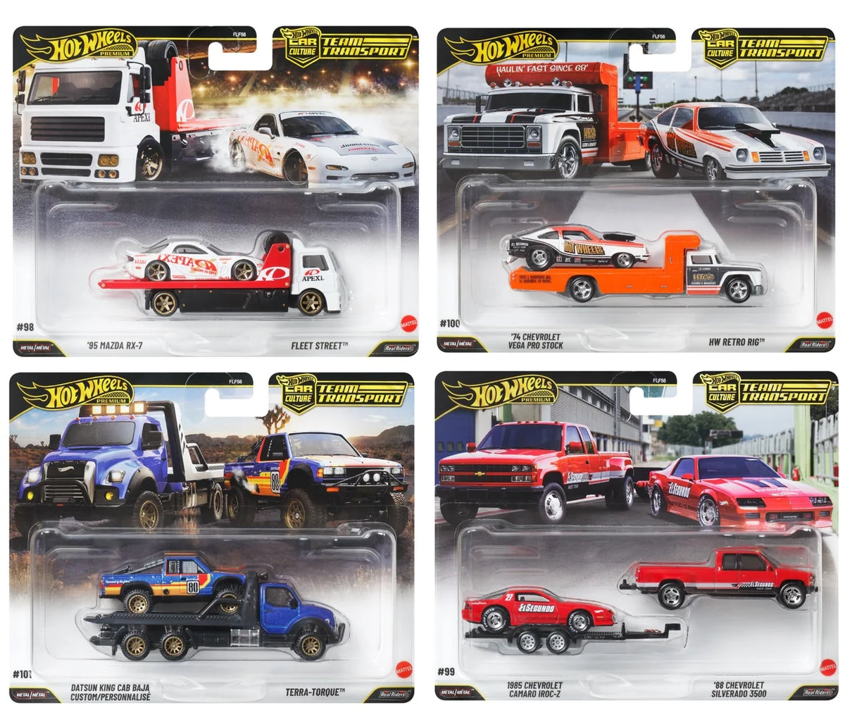 **PRE ORDER** Hot Wheels Premium Team Transport 2027 Box Of 4
