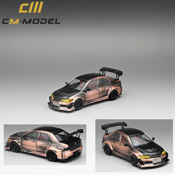 CM Model Mitsubishi Lancer Evolution IX Bronze w/ Carbon Bonnet