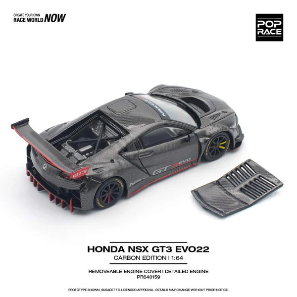 **PRE ORDER** Pop Race Honda NSX GT3 EVO22 Carbon Edition