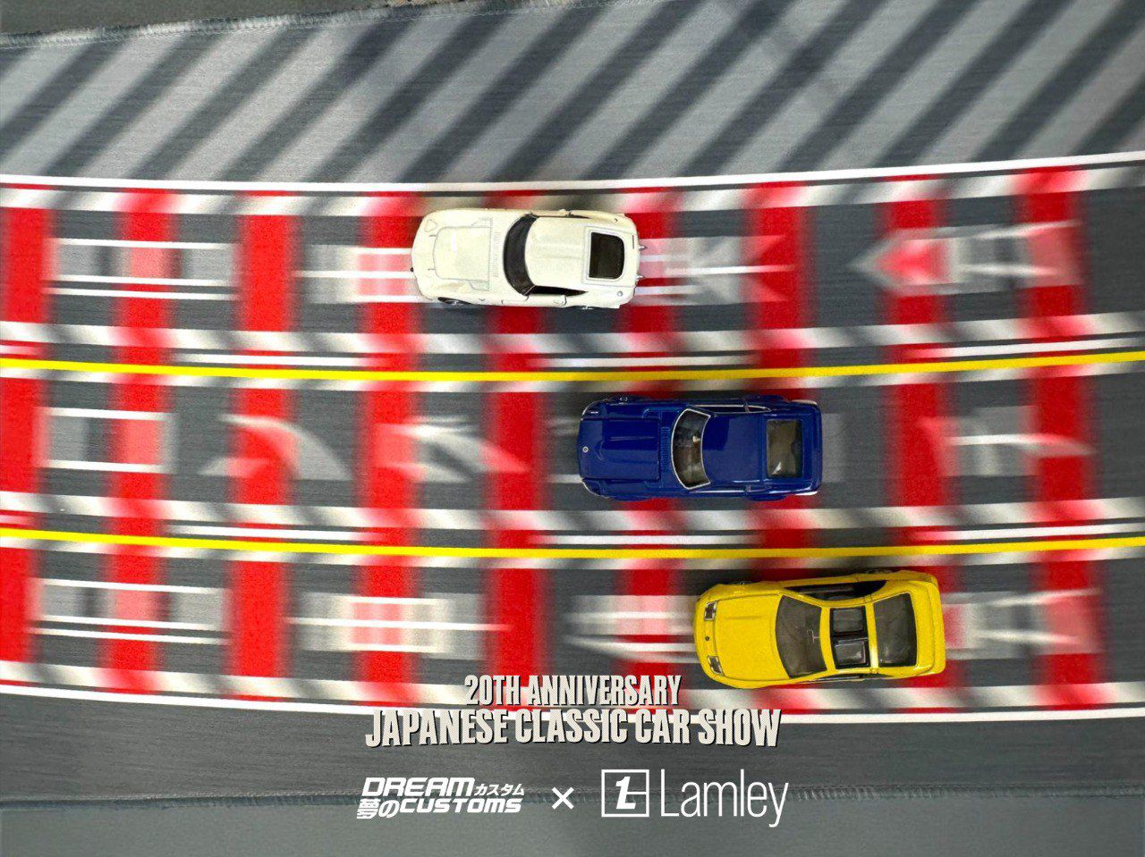 **PRE ORDER** Dream Customs x Lamley Group x JCCS Wangan Long Beach Desktop Diorama Mat
