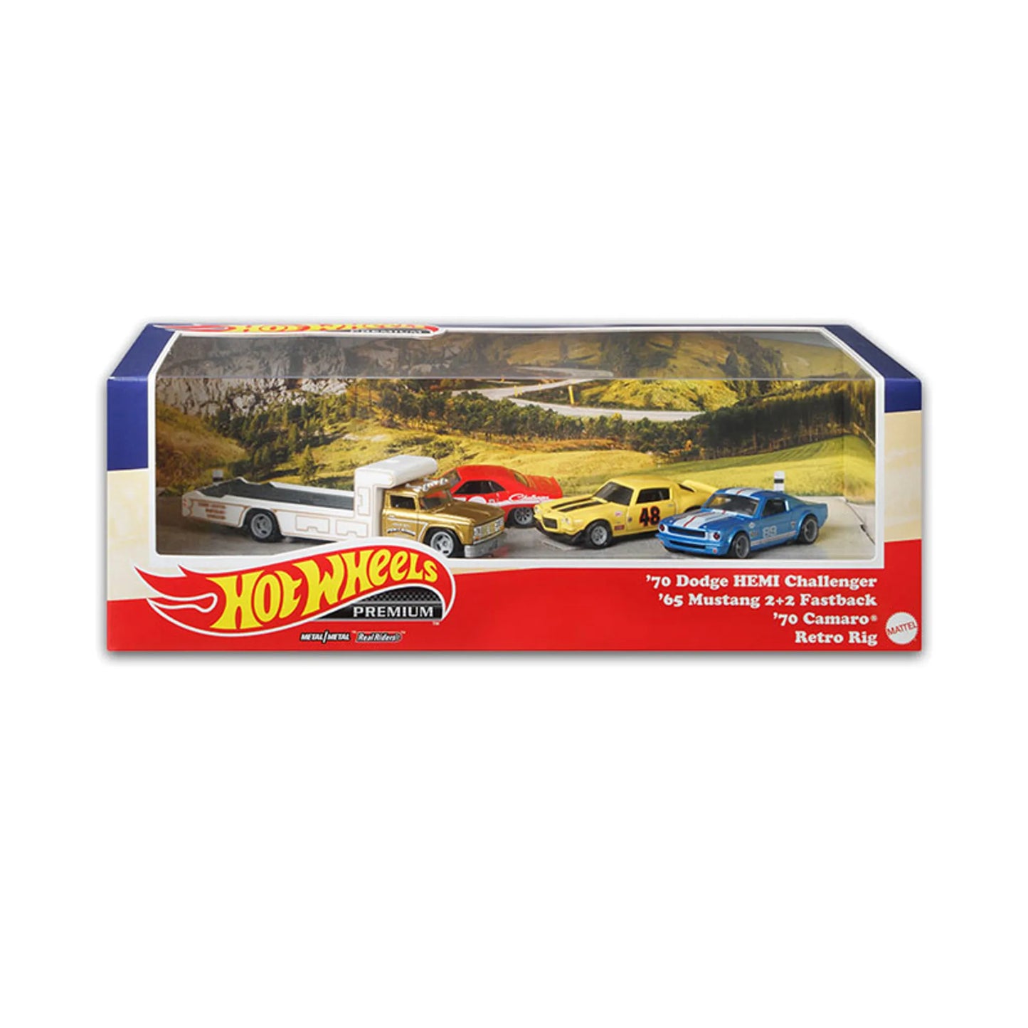 Hot Wheels Premium Diorama US Muscle Box Set