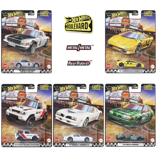**PRE ORDER** Hot Wheels Premium Boulevard Set Of 5 #131-135