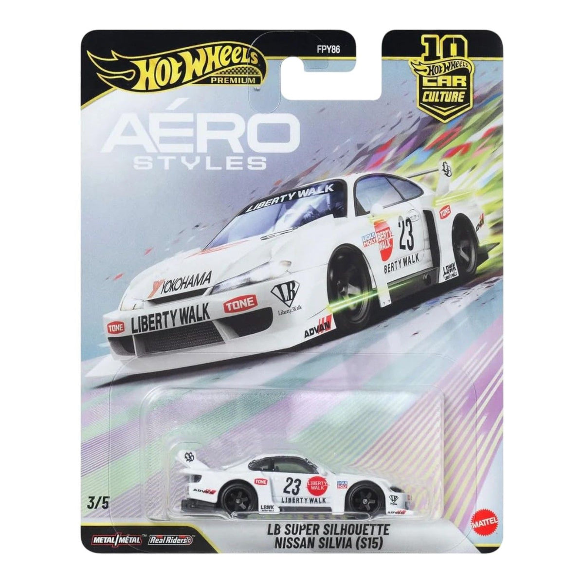 Hot Wheels Premium Car Culture Aero Styles LB Super Silhouette Nissan Silvia S15