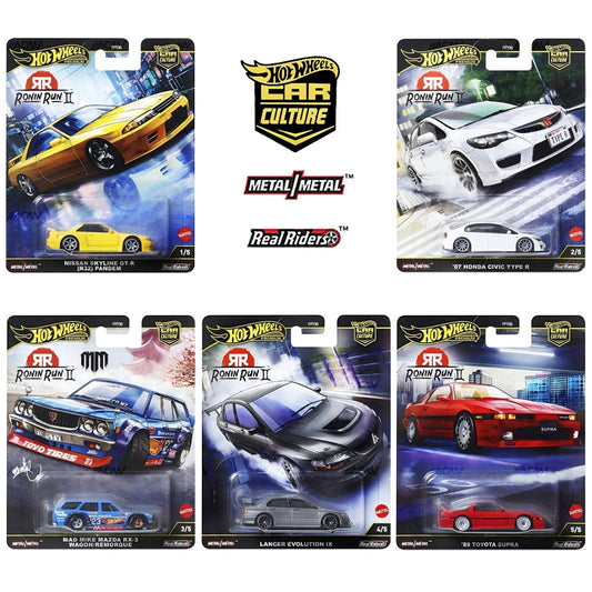 **PRE ORDER** Hot Wheels 2025 Car Culture Ronin Run 2 - Set Of 5