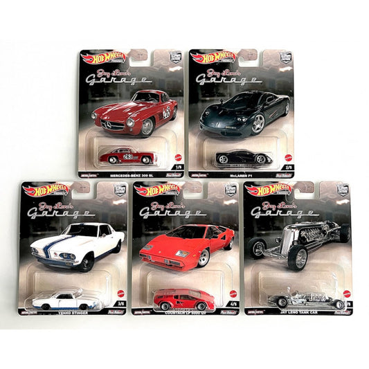 Hot Wheels Car Culture Jay Leno's Garage Set Of 5