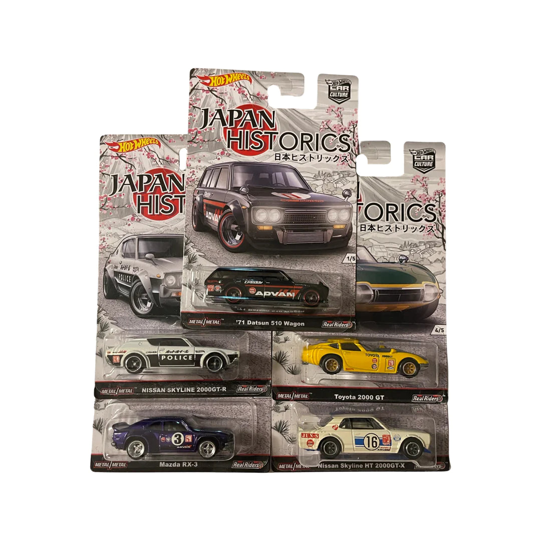 Hot selling wheels japan historics 1 set