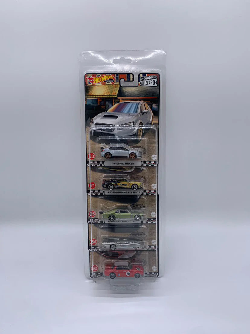 Hot Wheels Premium Boulevard Car Culture 5 Car Protectors Box Of 1 hot-wheels-premium-boulevard-car-culture-5-car-protectors-box-of-1