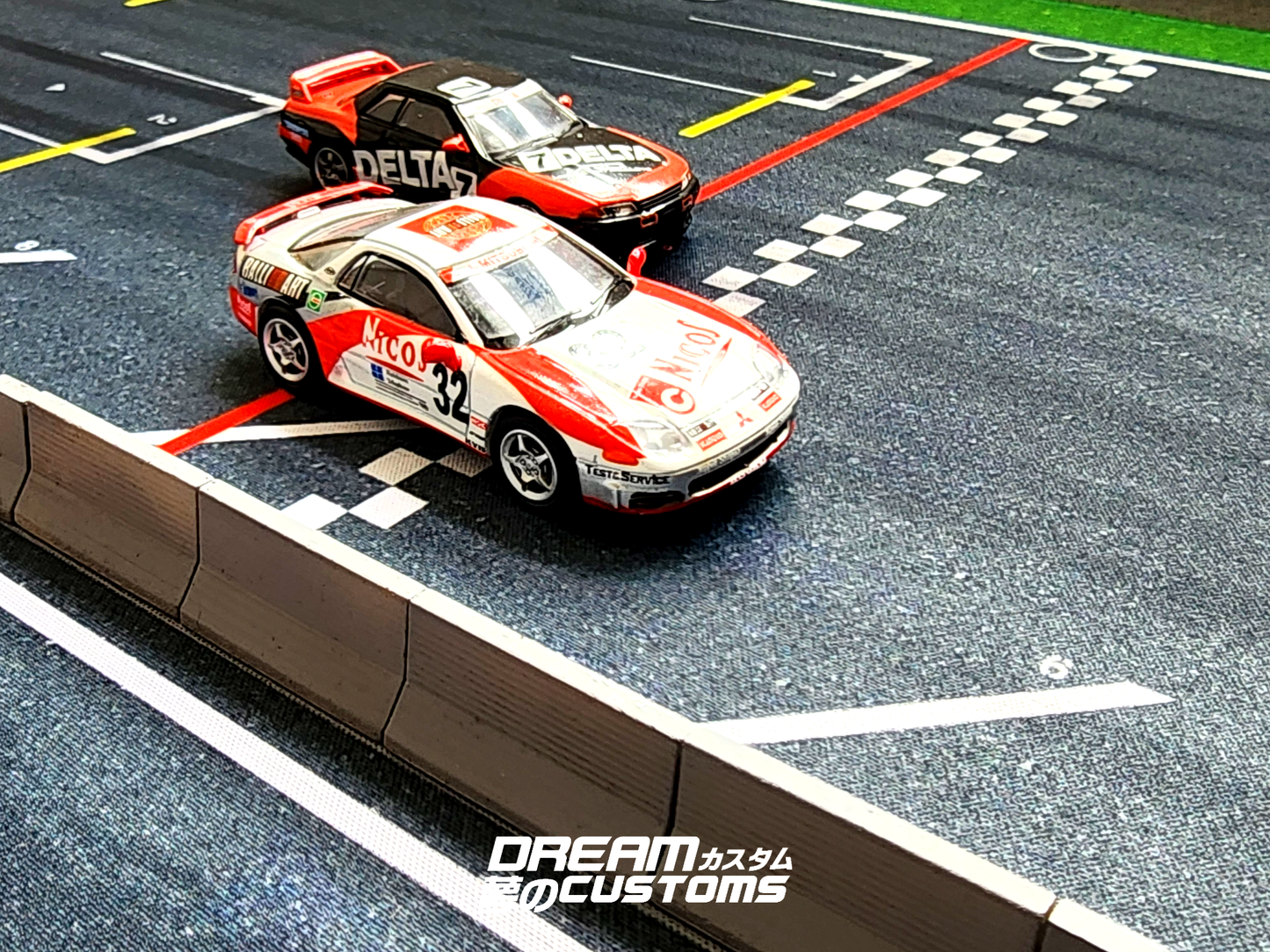 Pre Order Dream Customs Diorama Accessories - Jersey Barrier