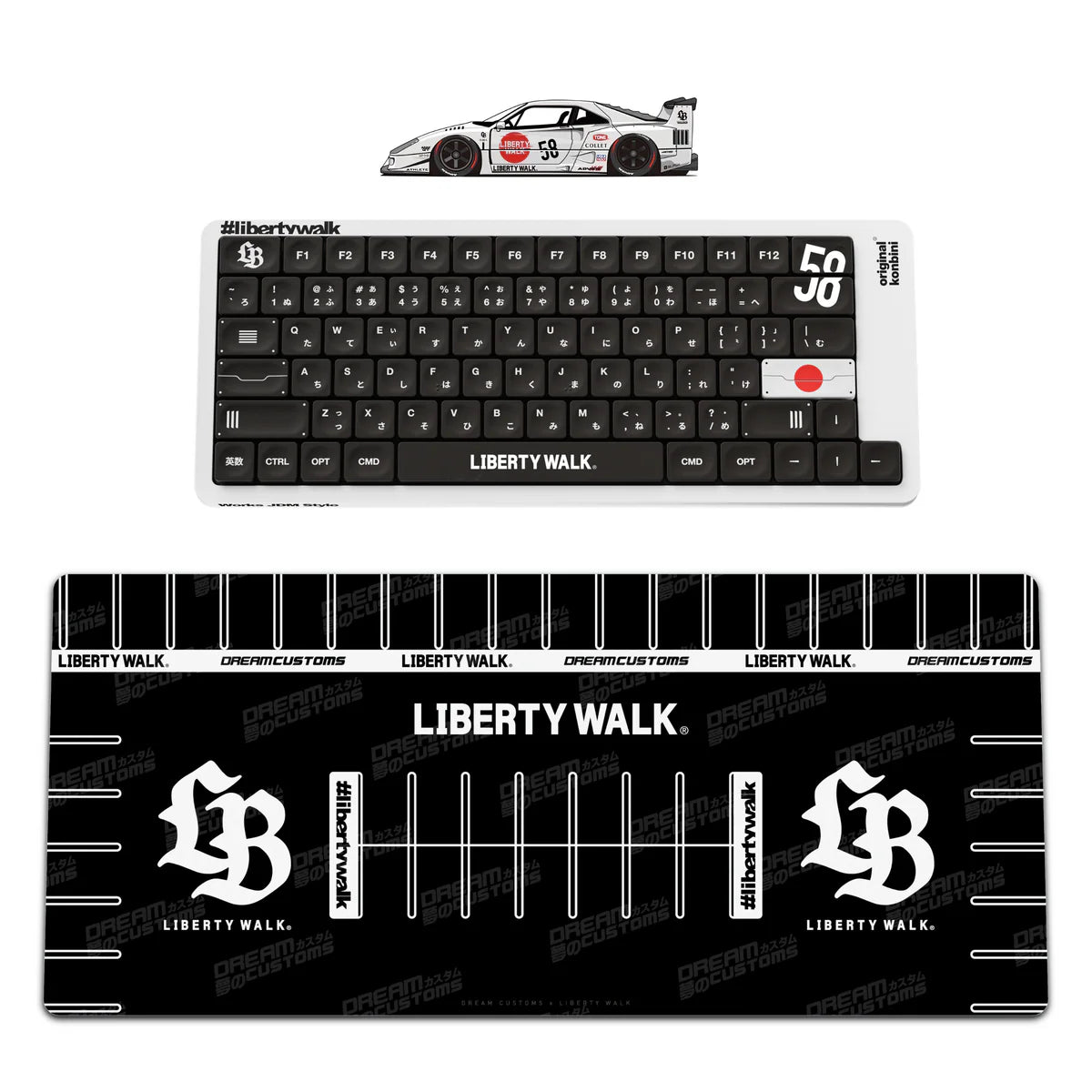 **PRE ORDER** Dream Customs x Liberty Walk x Original Konbini Keyboard & Diorama Mat