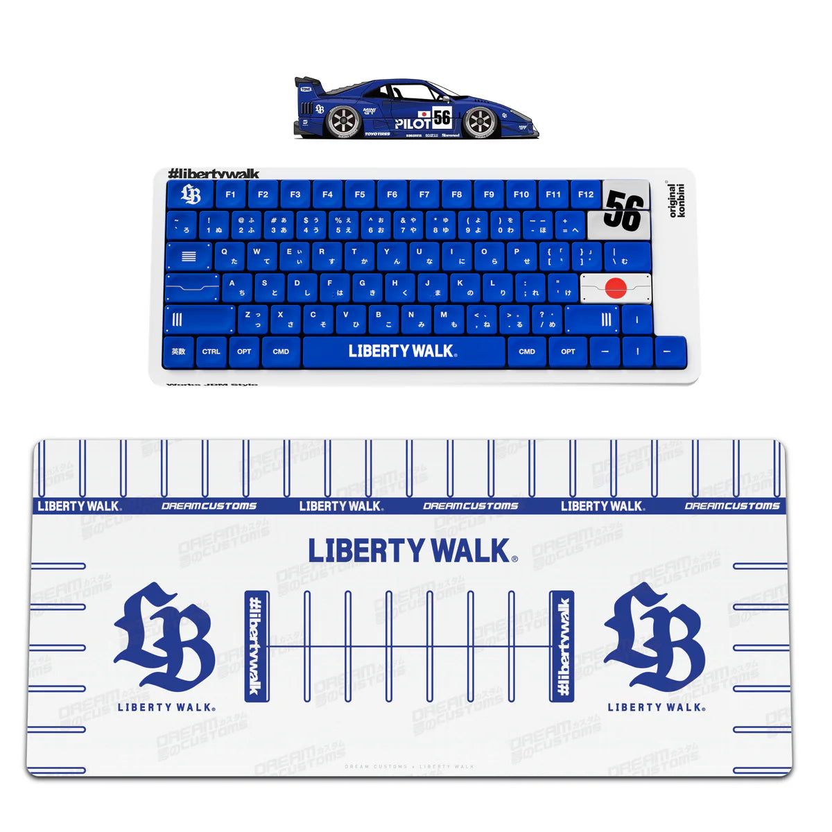 **PRE ORDER** Dream Customs x Liberty Walk x Original Konbini Keyboard & Diorama Mat