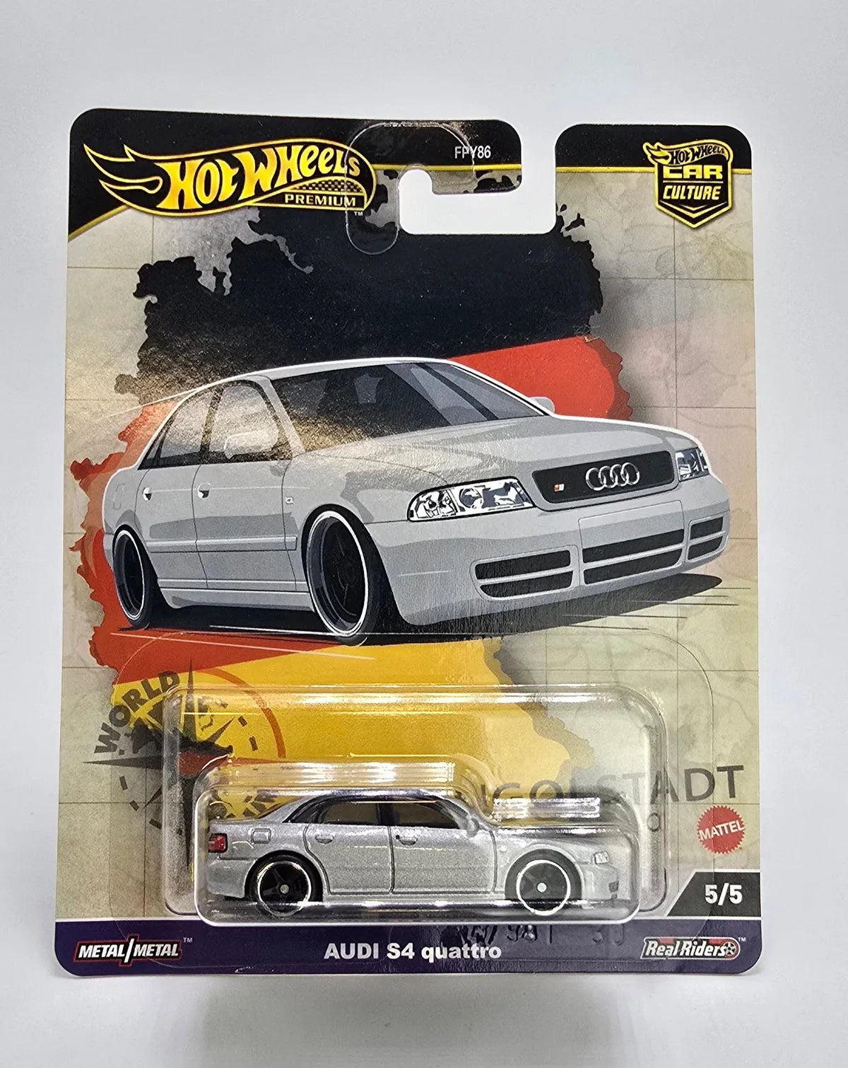 Hot Wheels Premium Car Culture World Tour Audi S4 Quattro