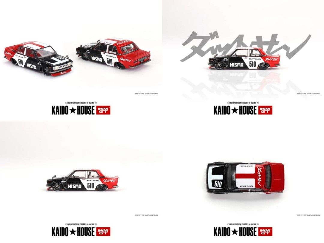 Kaido House x Mini GT Datsun Street 510 Racing V1 "Nismo" - KHMG102