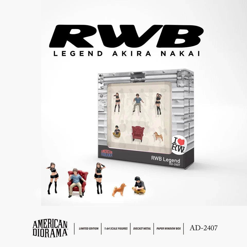 American Diorama Figurine Set RWB Legend Akira Nakai AD-2407