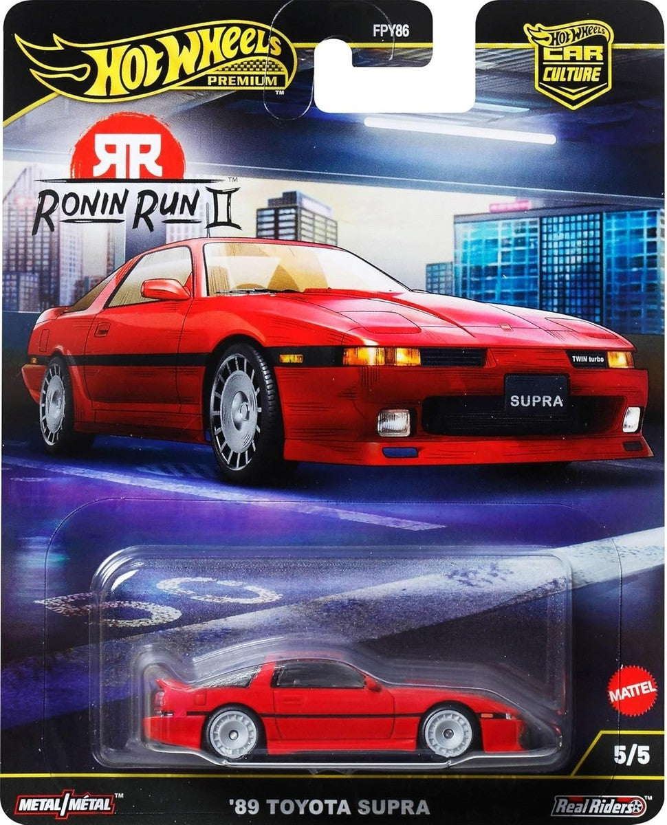 Hot Wheels Premium Car Culture Ronin Run 2 '89 Toyota Supra