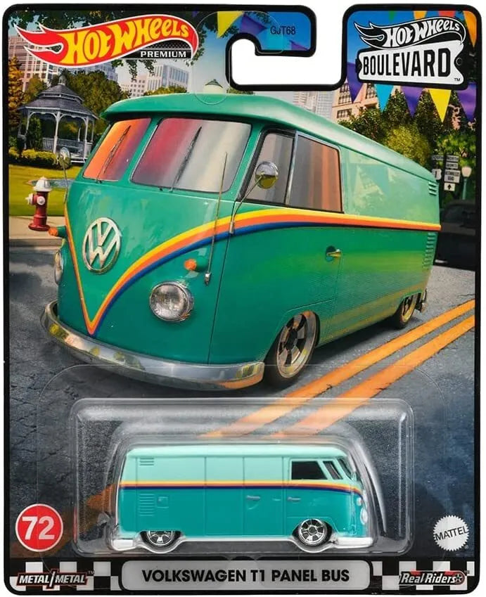 Hot Wheels Premium Boulevard Volkswagen T1 Panel Bus #72