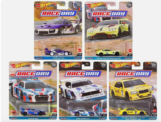Hot Wheels Premium Car Culture Race Day Set Of 5