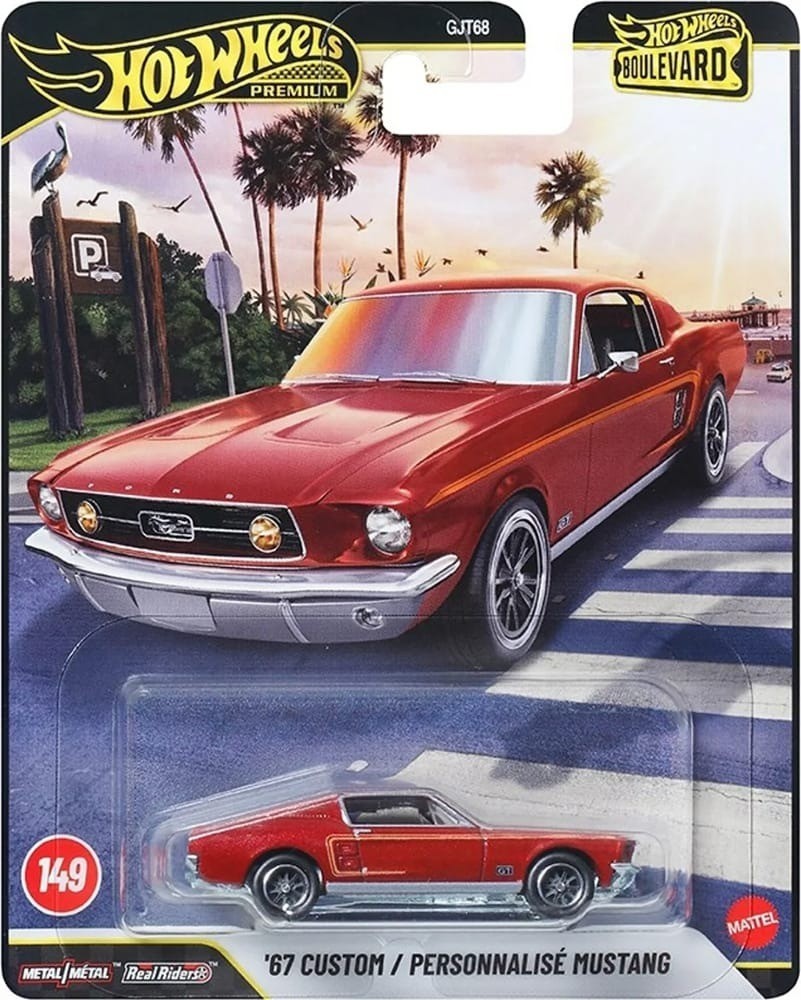 Hot Wheels Premium Boulevard '67 Custom Mustang #149