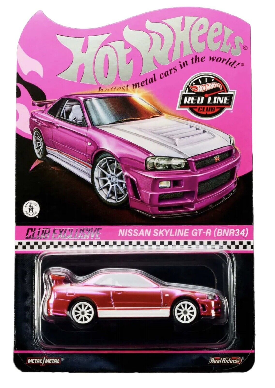 Hot Wheels Collectors RLC Exclusive Nissan Skyline R34 GTR Redline Diecast