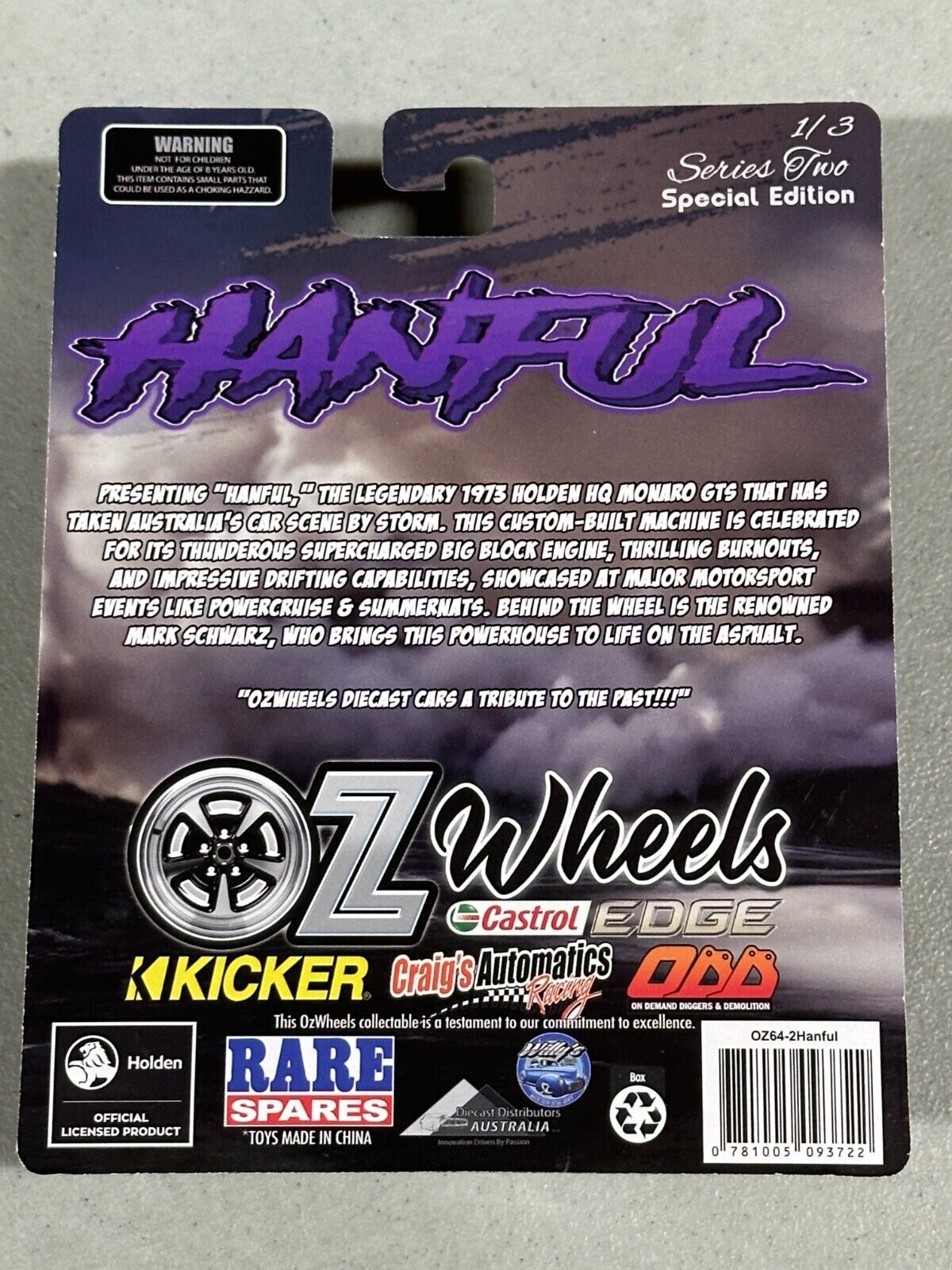 OZ Wheels Series 2 Hanful Monaro Raw Chase