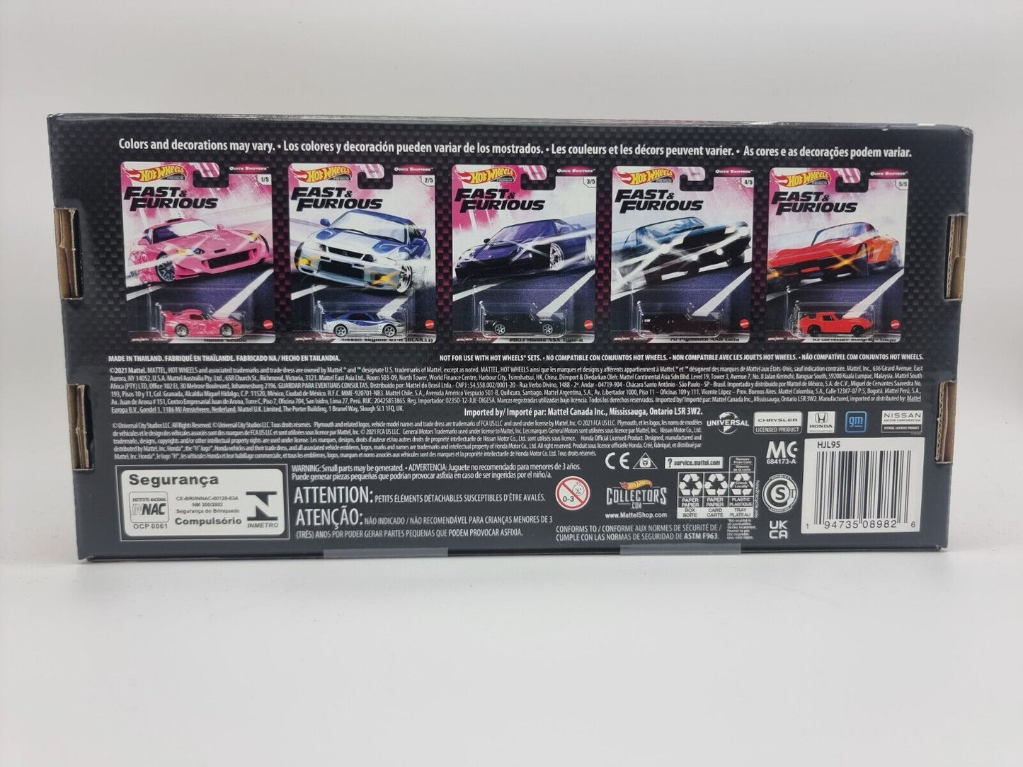 Hot Wheels Premium Fast & Furious Quick Shifters Box Set