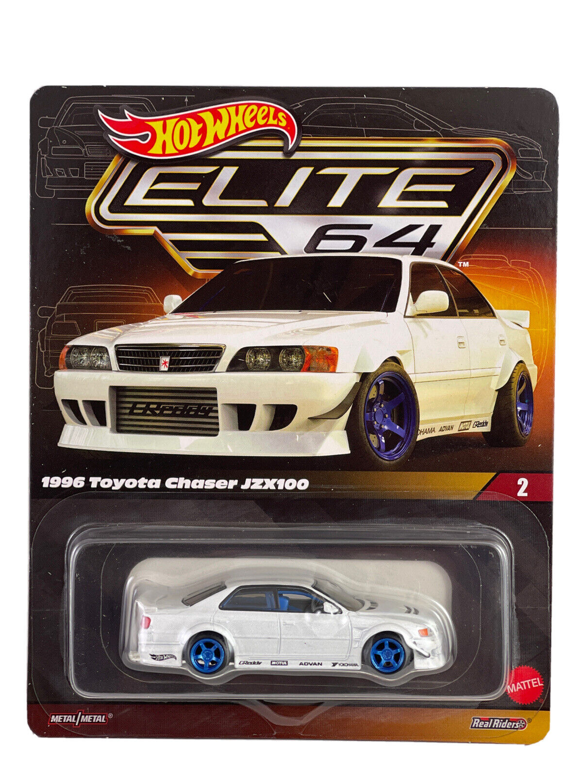 Hot Wheels Collectors Elite 64 1996 Toyota Chaser JZX100 Redline Diecast