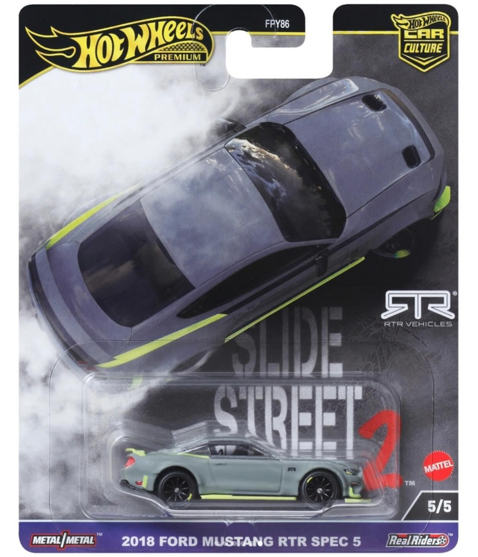 Hot Wheels Premium Car Culture Slide Street 2 - 2018 Ford Mustang RTR Spec 5
