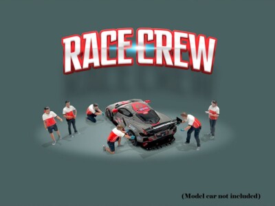 American Diorama Figurine Set Race Crew AD-2405