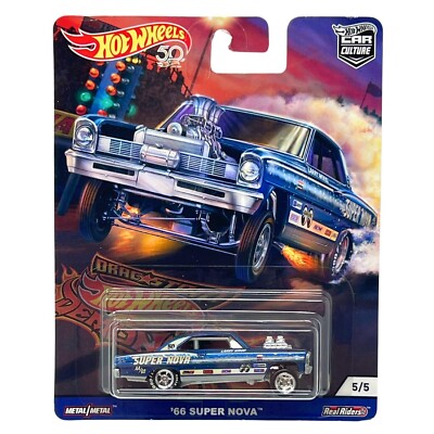 Hot Wheels Premium Car Culture Drag Strip '66 Super Nova