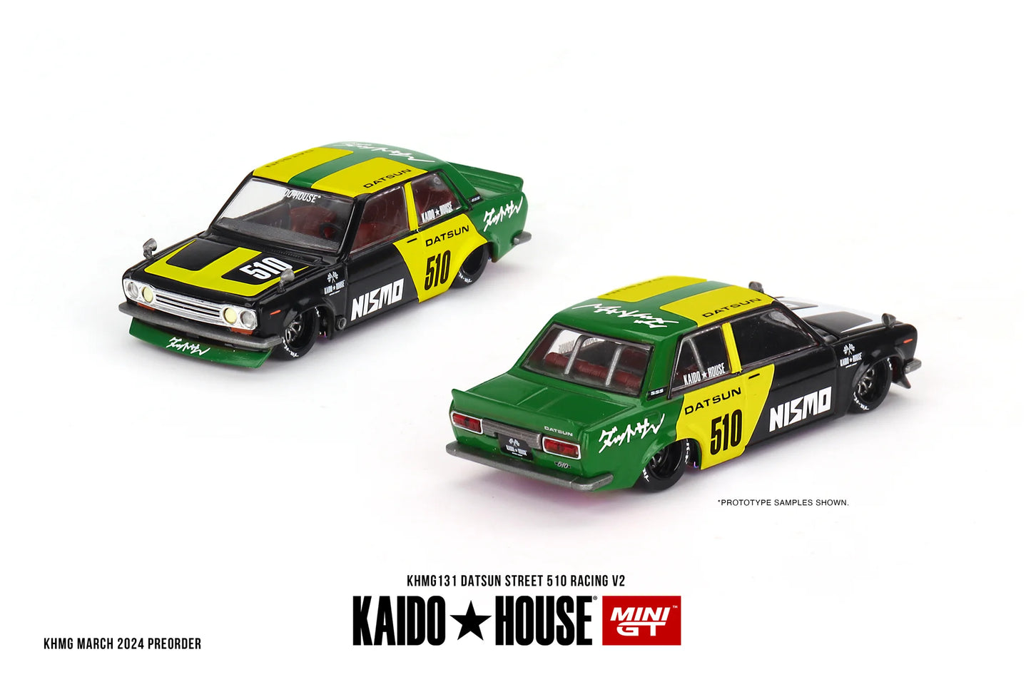 Kaido House x Mini GT Datsun Street 510 Racing V2 - KHMG131